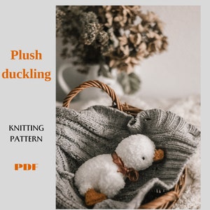 Knitted goose pattern PDF ENG/UKR/ru Plush toy pattern