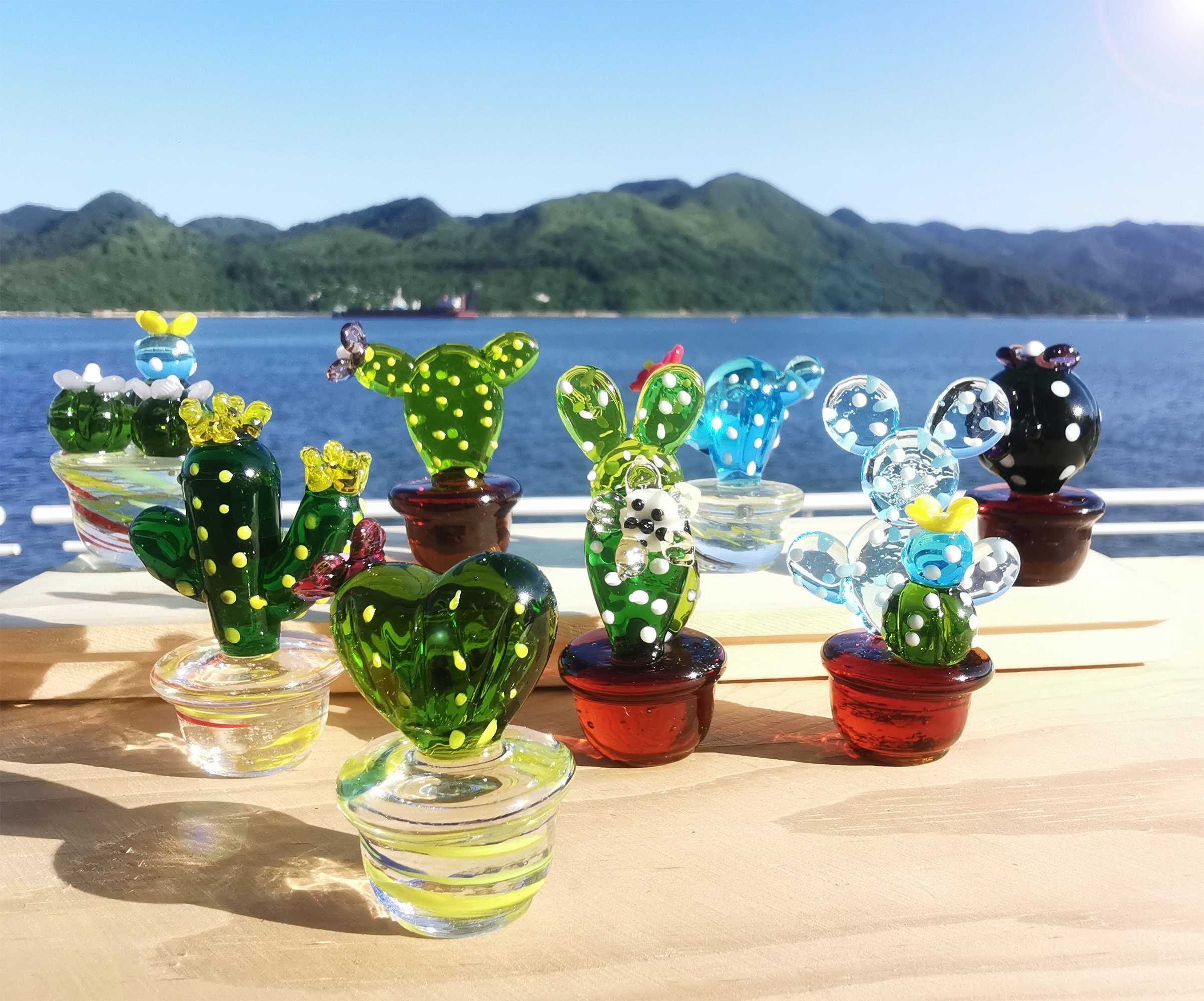 Mini Cactus Sculpture – Blind Bird Designs