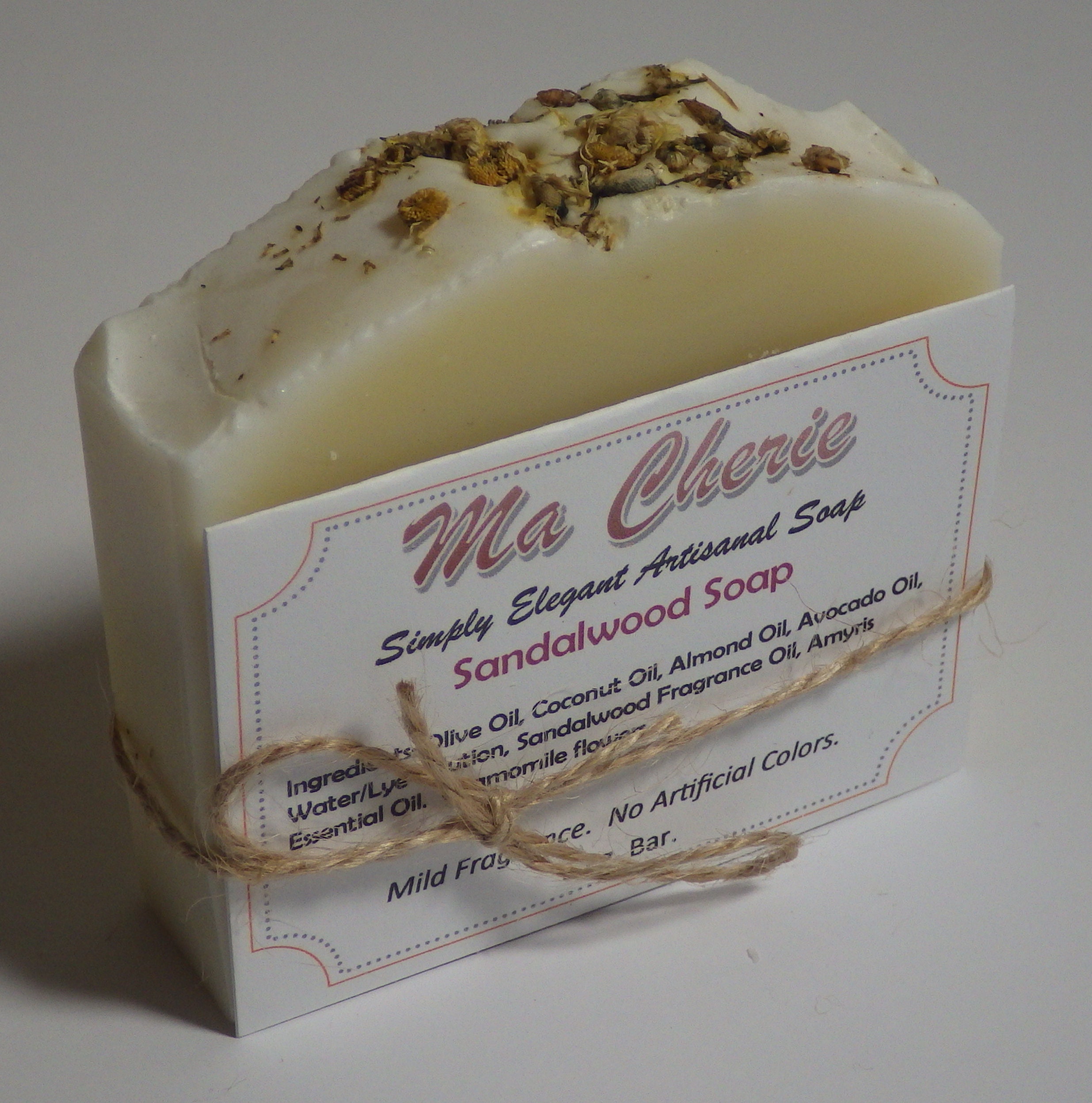 Handmade Natural Sandalwood Soap Etsy
