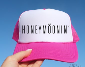 Casquette trucker lune de miel, cadeau
