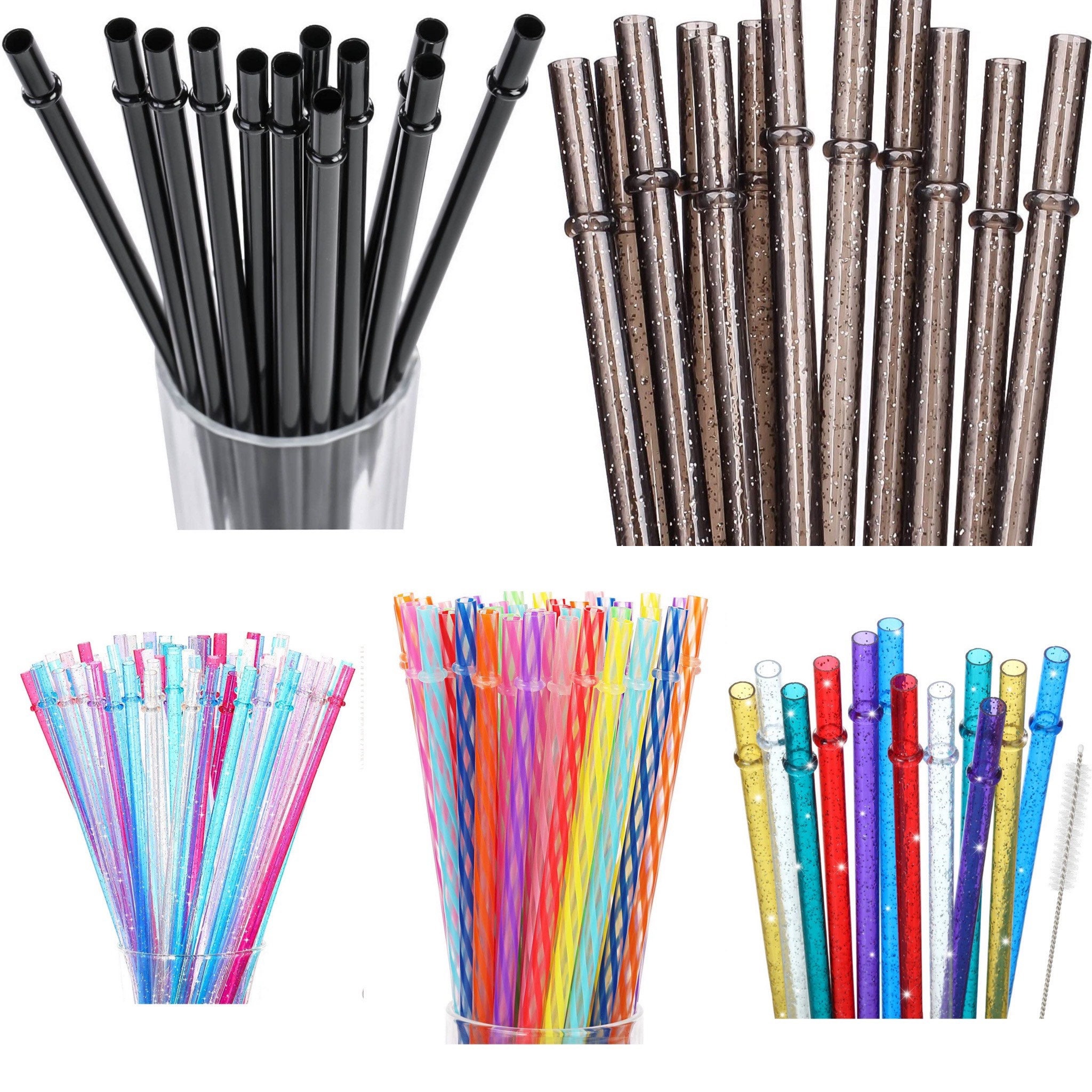 Plastic Reusable Straws 11 Inch 