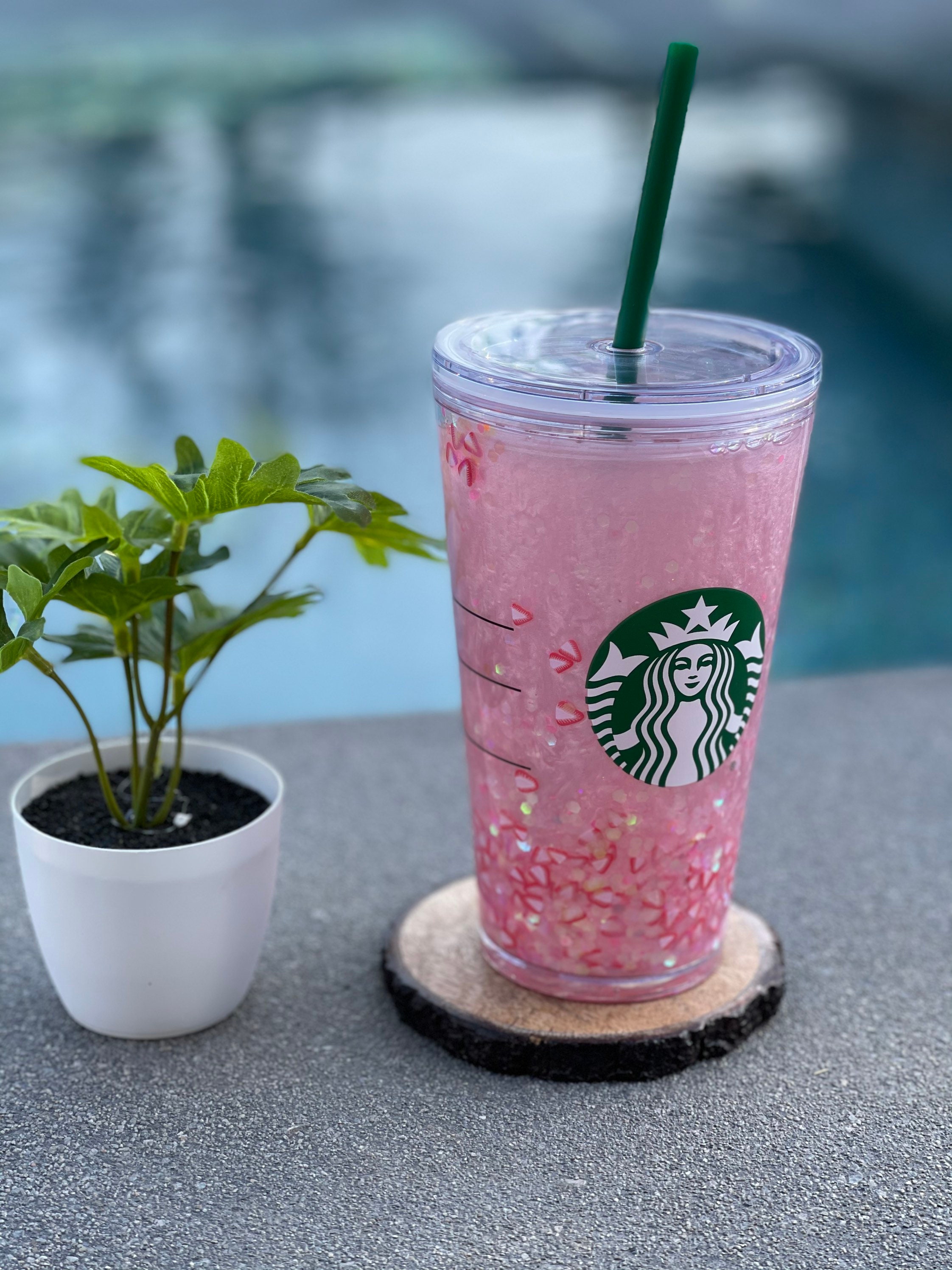 Pink Drink Starbucks Venti Tumbler Etsy