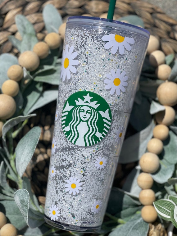 Starbucks Holiday Sand Glitter Flow Tumbler Cold Cup Multicolor Lid w/ Straw