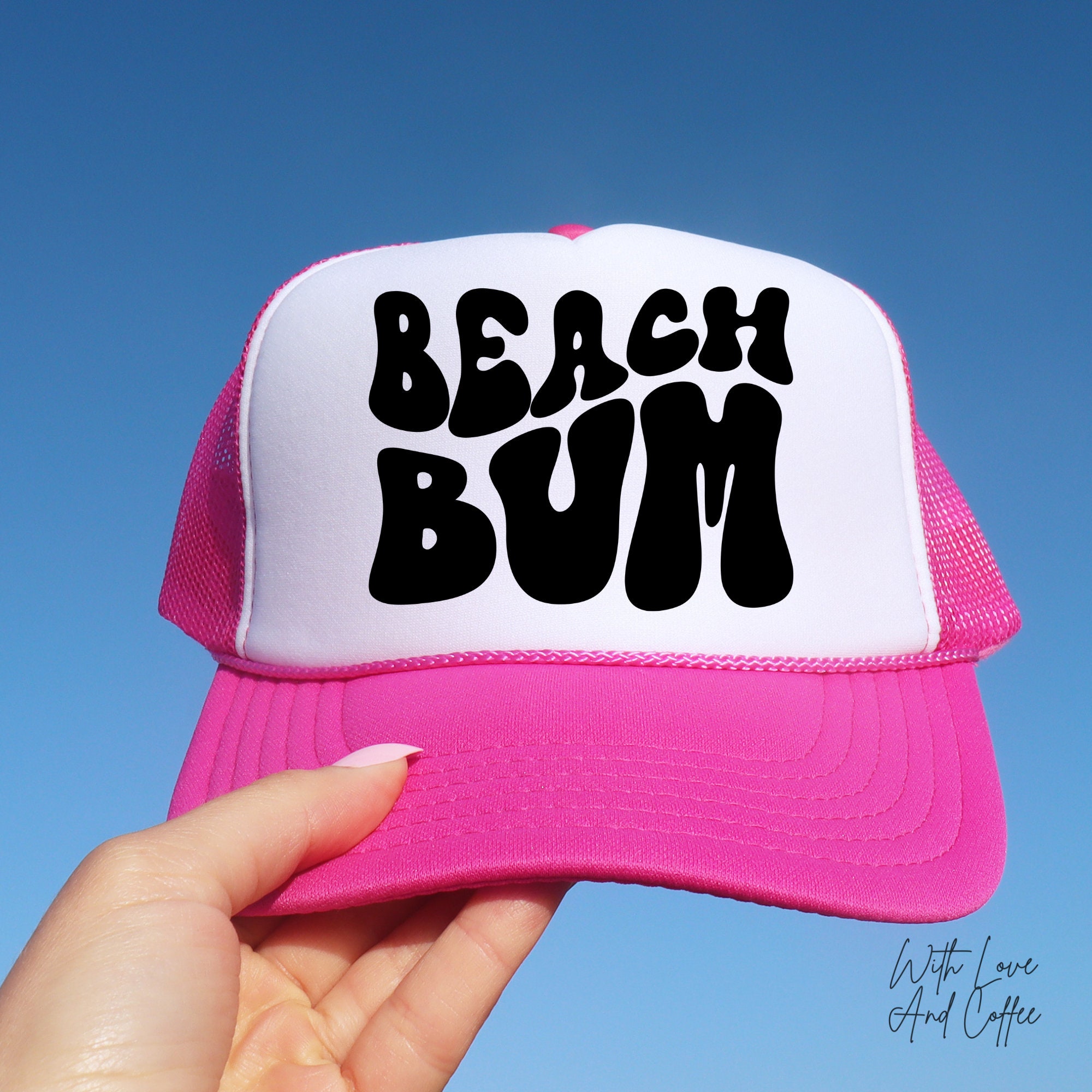 Beach Bum Trucker Hat, Gift - Etsy