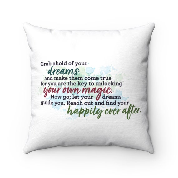 Disney World Happily Ever After Lyrics Spun Polyester Square Etsy Disney World Happily Ever After Lyrics Spun Polyester Square Etsy