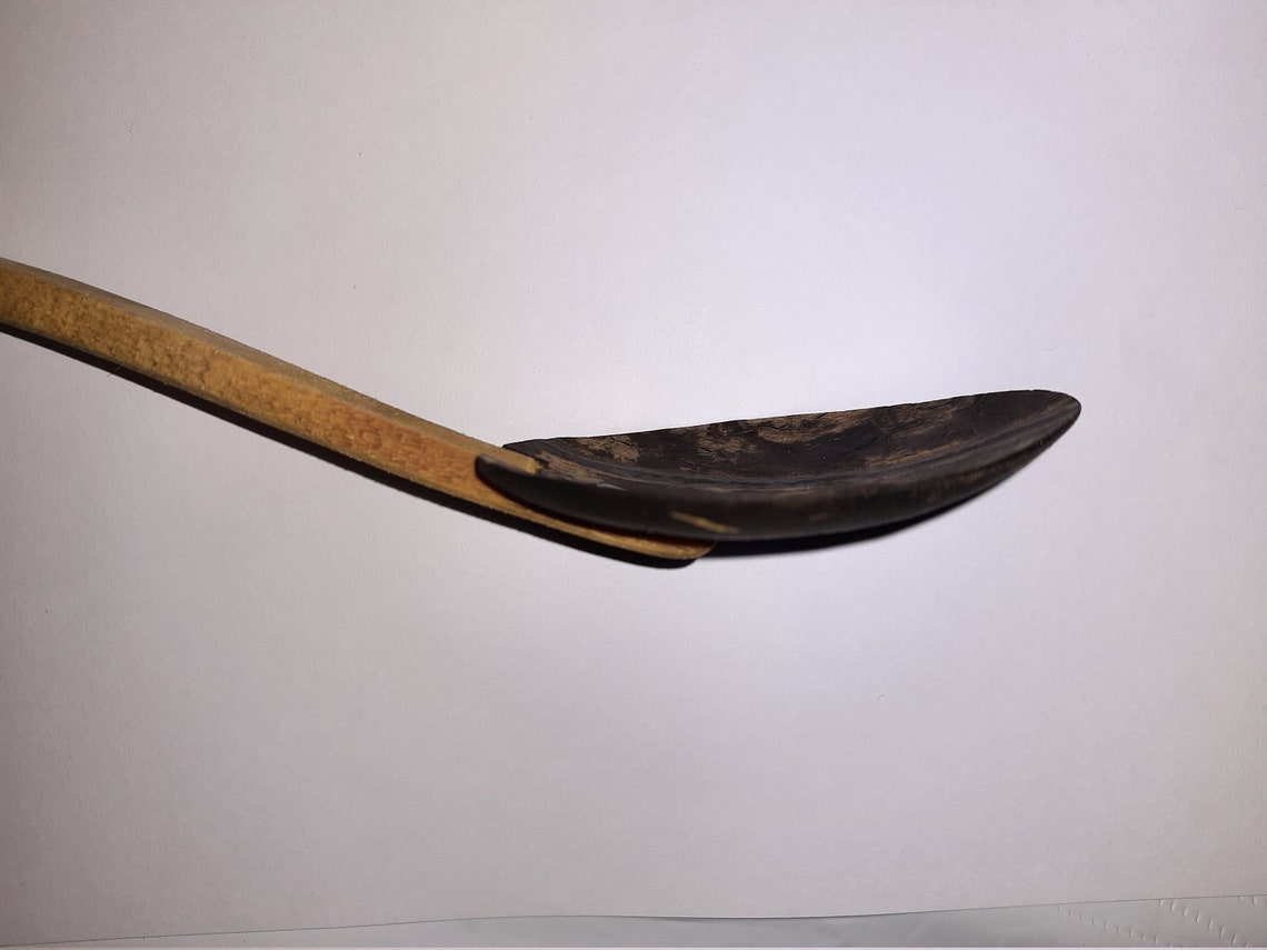 Simple Handmade Coconut Shell Spoon Etsy