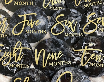 Acrylic Monthly Milestones