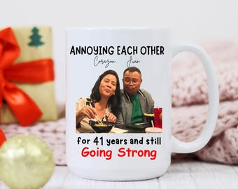 Custom Couple Photo Mug - Personalized Ceramic Mug