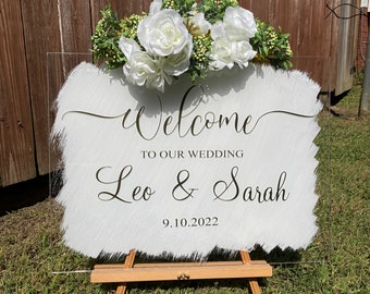 Welcome to Our Wedding Sign