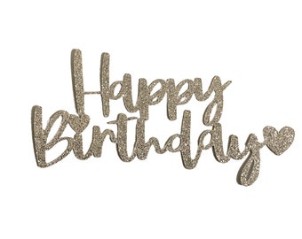 Happy Birthday Cake Topper