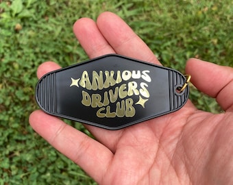 Anxious Drivers Club Motel Keychain
