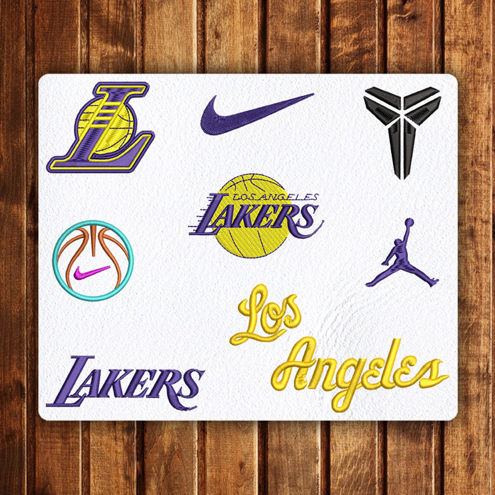 Los angeles embroidery designs for embroidery machine 08  etsy Los angeles embroidery designs for embroidery machine 08  etsy