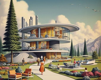 House of Tomorrow 1 (cross stitch pattern only)