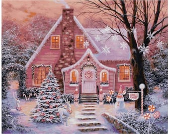 Home for the Holidays - cross stitch pattern only