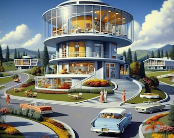 House of Tomorrow 2 (cross stitch pattern only)