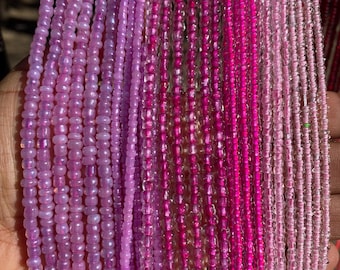 Rosa Midjepärlor Traditionella/Avtagbara