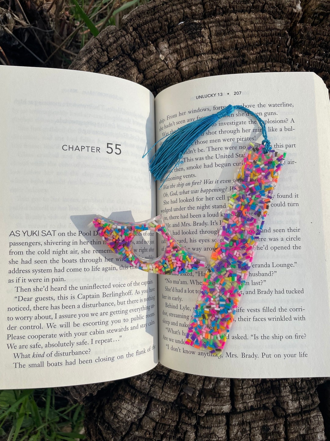 Springles Bookmark Sprinkles Bookmark & Book Page Holder Set Bookish Resin Gifts Resin ...