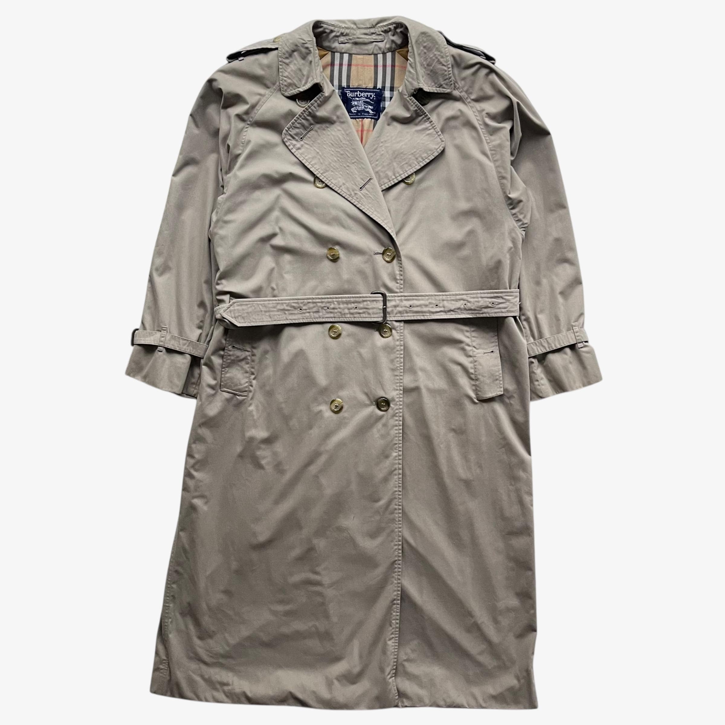 Vintage Burberry Nova Trench Coat - Etsy