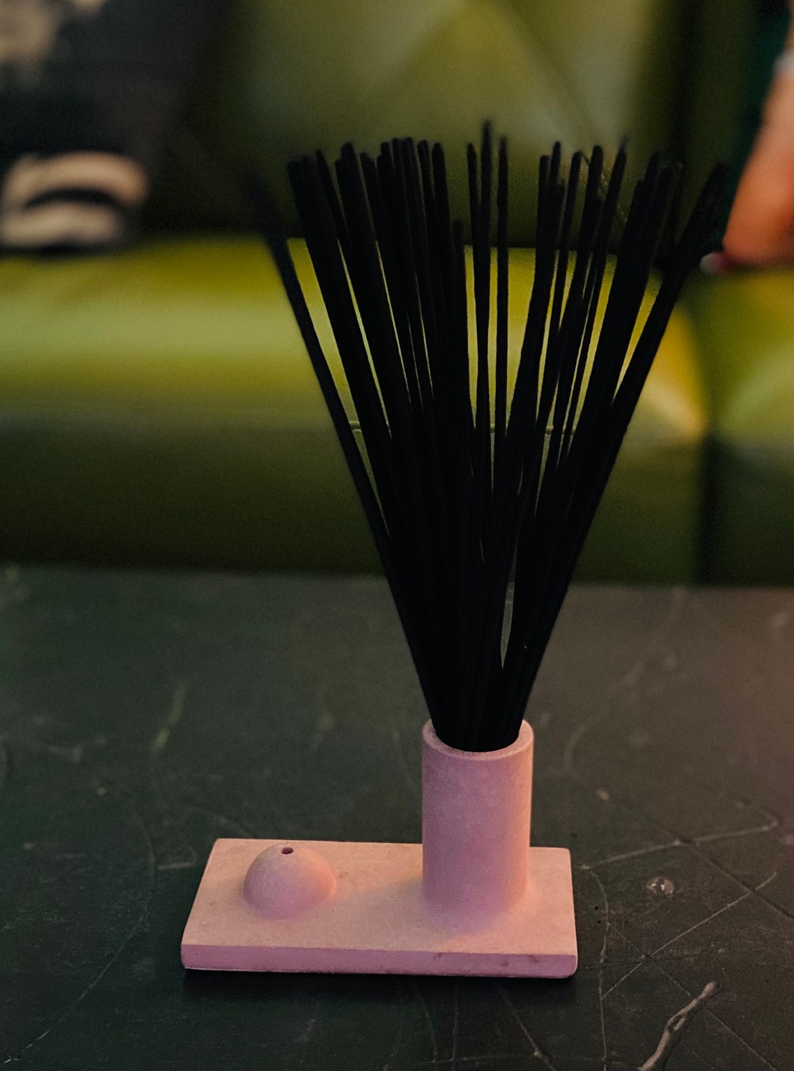 Cool Modern CONCRETE INCENSE Burner Holder . Holds multiple Etsy