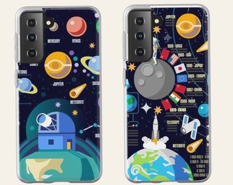 Galaxy Planet Cosmos Phone Case Printed and Designed For All Mobile Cover Compatible With iPhone Samsung TPU Shockproof Protective
