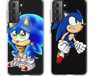 Sonic The Hedgehog Phone Case gedruckt und für alle Mobile Cover entwickelt, kompatibel mit iPhone Samsung TPU Stoßfest schützend