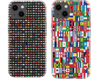 Worlds Flag Phone Case Printed and Designed For Mobile Cover Compatible With iPhone Samsung Shockproof Protective, Scratch Resistant