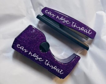 Custom Made To Order Epoxy Glitter Tape Dispenser | Epoxy Stapler