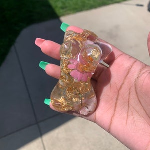 Resin Art | Flora | Flower Goddess | Handmade | Resin Sculpture | Goddess Body | *BUTTERFLIES NOT INCLUDED* different inquiry