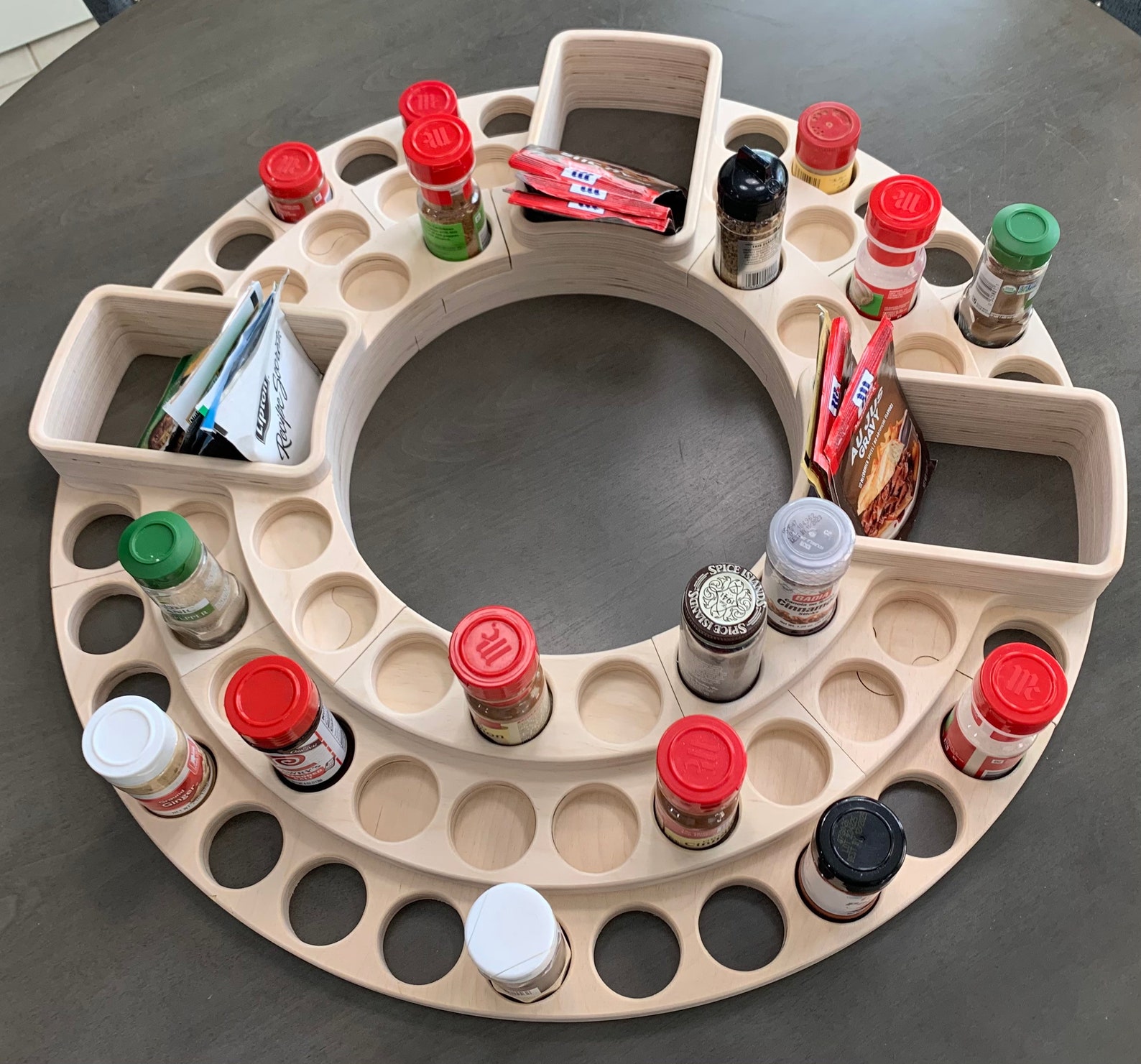 Smart Suzan Organizer Lazy Susan Organizer Corner Etsy