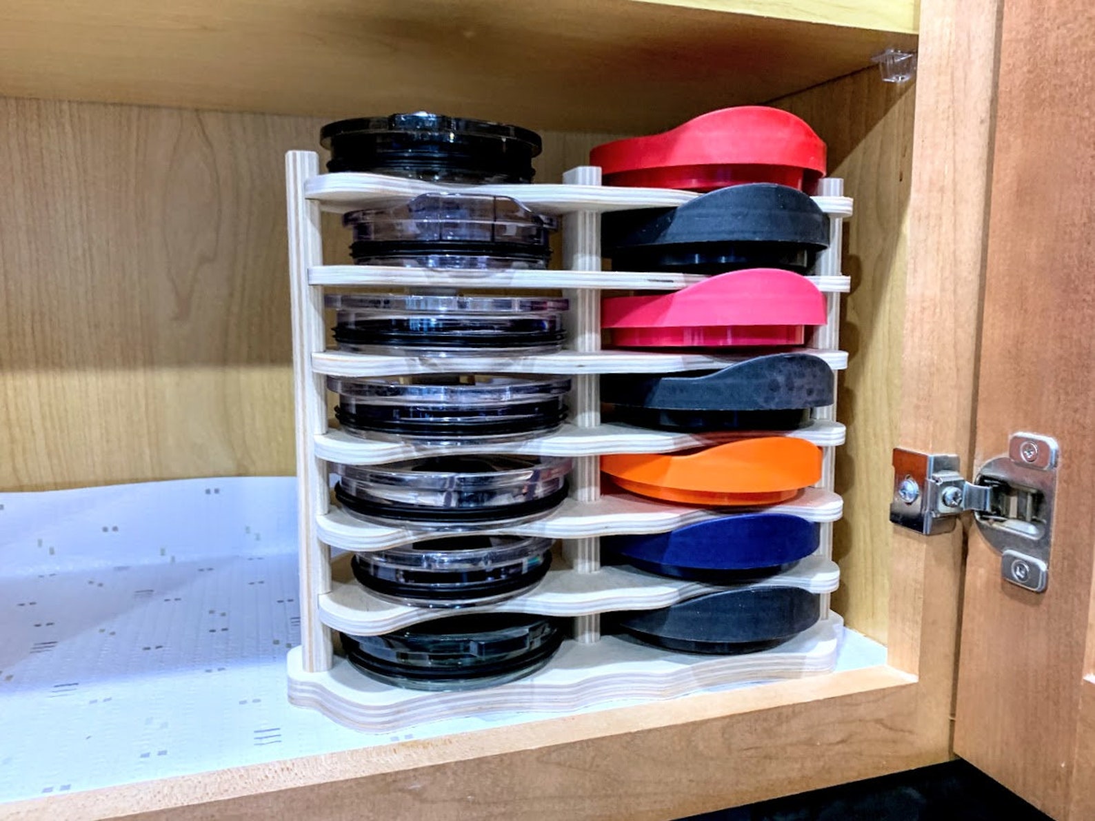 Yeti Lid Organizer Tumbler Lid Organizer Kitchen Lid Storage Etsy