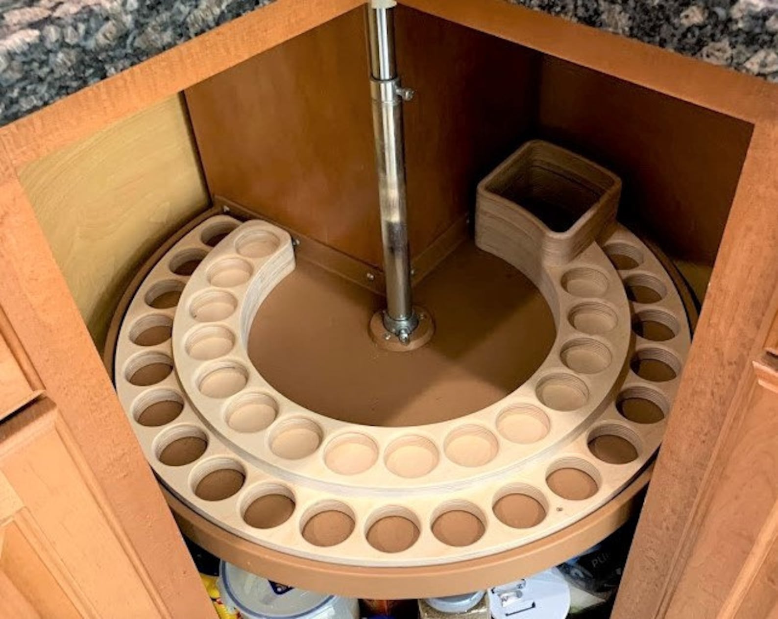 Smart Suzan Organizer Lazy Susan Organizer Corner Etsy