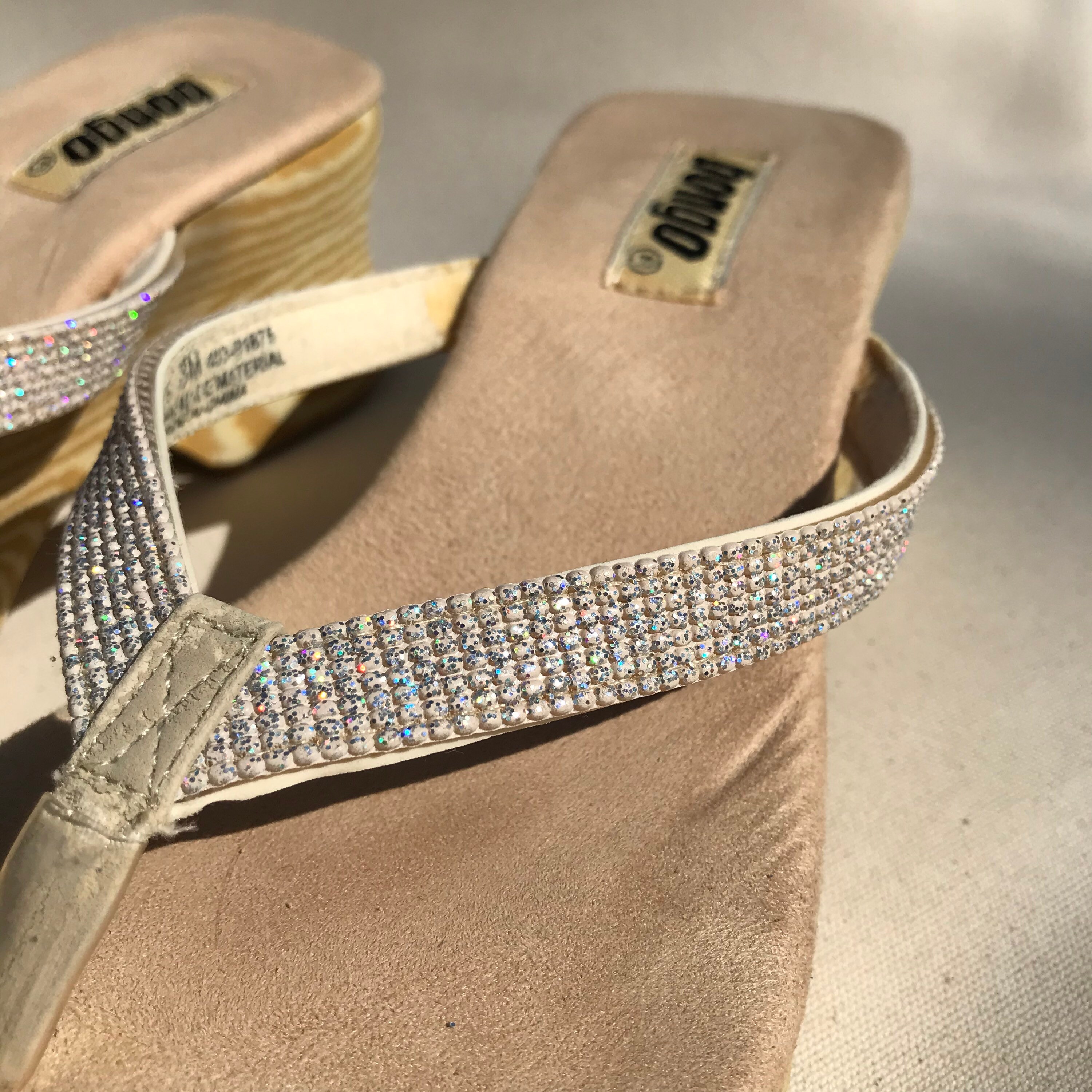 Vintage Y2K Bongo Chunky Rhinestone Platform Flip Flops Etsy