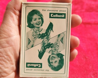 Collonil Shoe Care Advertising Cards – Complete Retro Playing Card Set