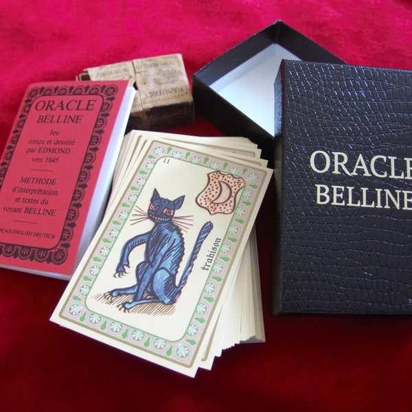 2 GAUCHE ! Oracle de Belline - NEUF - Grimaud - Classic Box - Cartomancie - Oracle de Belline - Cartes de luxe