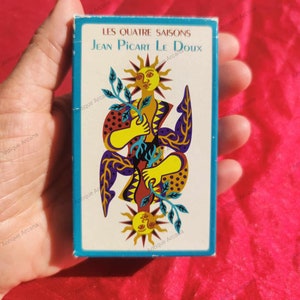Baraja de cartas MUY RARA Las 4 Estaciones 1983 - Jean Picart el Gentil