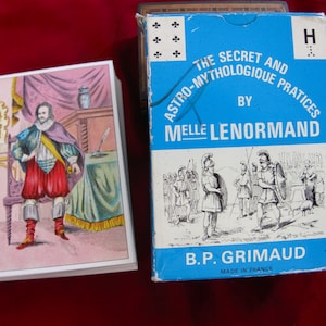 1972 Grand Jeu de Mlle Lenormand Grimaud Cartomancie