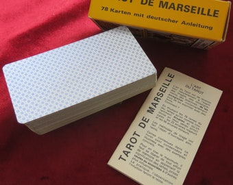 Tarot de Marseille 1986 by France-Cartes — Full Deck with French/English Guide