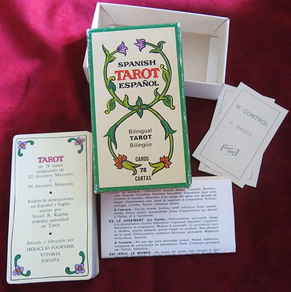 Spanish Tarot – Fournier (1979) – Museo 1736 Reproduction – Rare