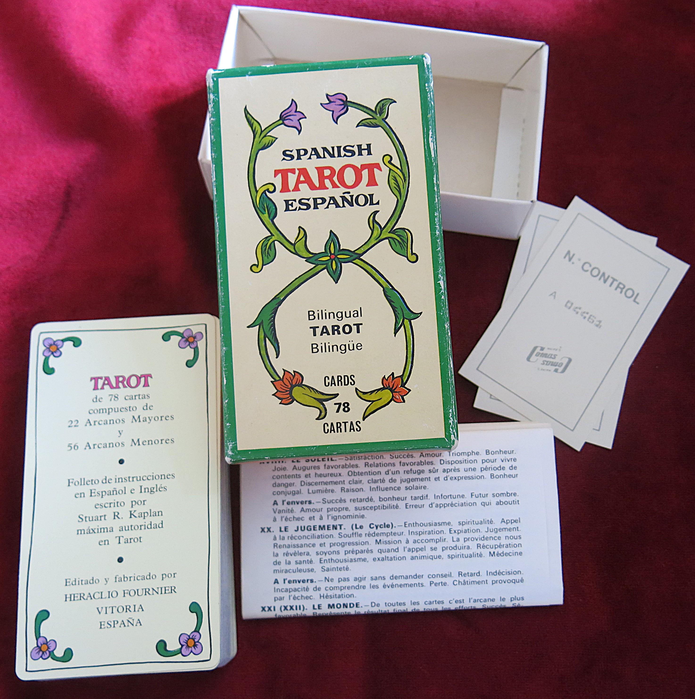 Spanish Tarot – Fournier (1979) – Museo 1736 Reproduction – Rare