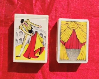 Jeu de cartes vintage Silvia Maddonni 1990