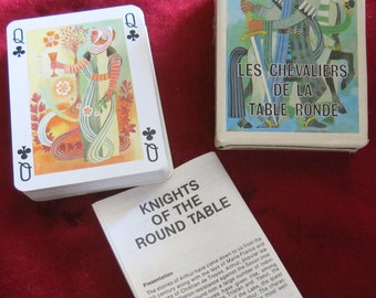 Les Chevaliers de la Table Ronde, 1986 Cartes à jouer, Grimaud - Les Chevaliers de la table ronde jeu de cartes