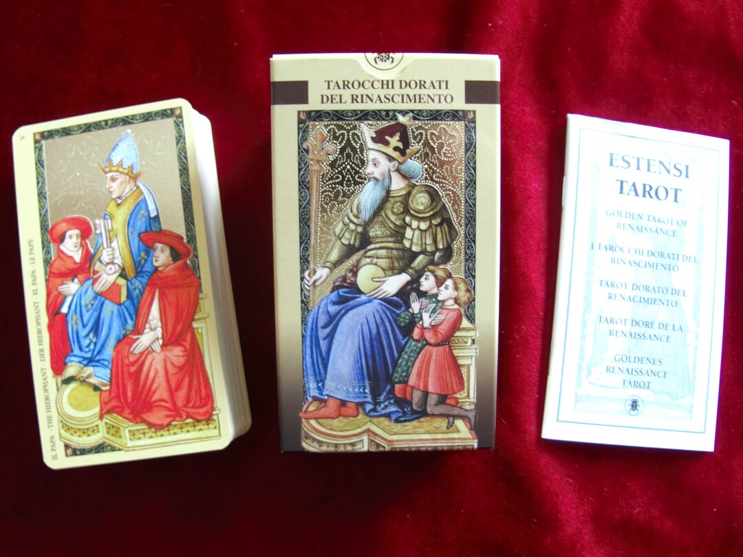 イタリア TAROCCHI DORATI DEGLI ZAR 皇帝の黄金タロット Tarocchi