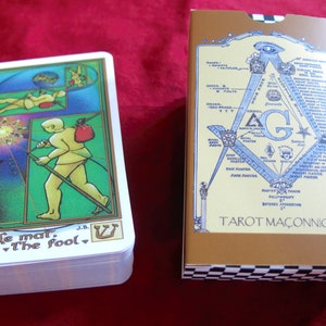 Masonic Tarot deck | Freemasonry Symbols / Bestseller Deck | Freemasons symbols | Occult Symbols |Masonic cards