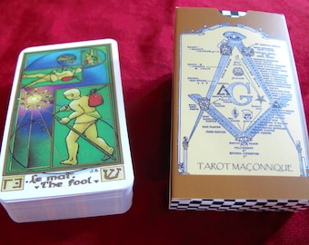 Masonic Tarot deck | Freemasonry Symbols / Bestseller Deck | Freemasons symbols | Occult Symbols |Masonic cards