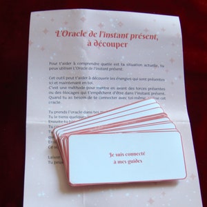 Carte Oracle In the Moment - Cartes moment présent