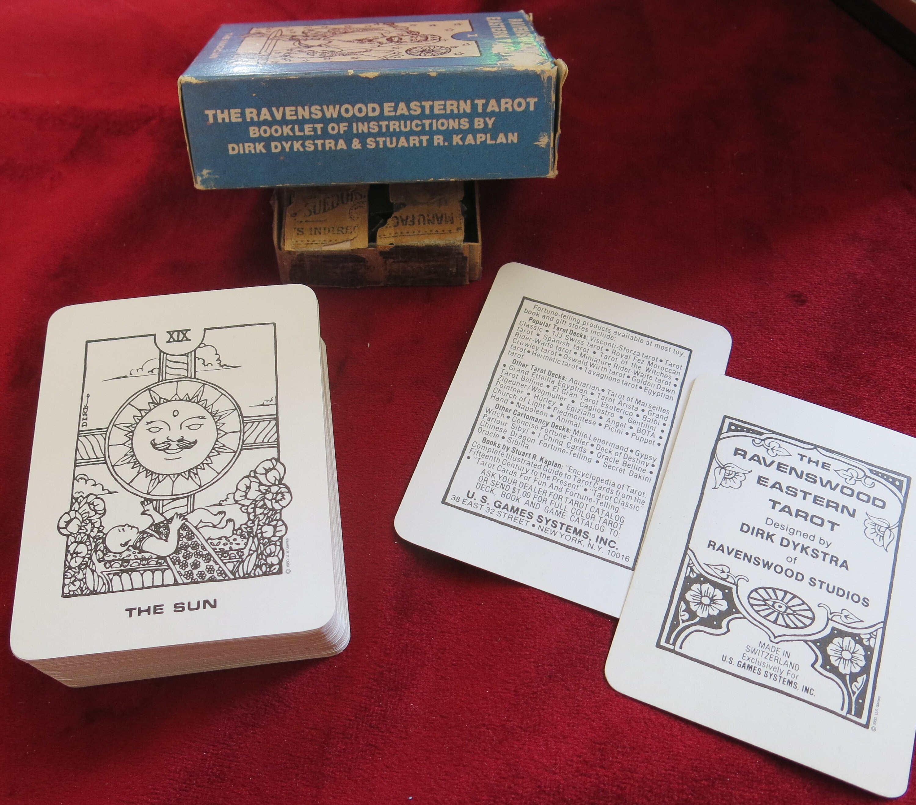RAVENSWOOD EASTERN TAROT() （vintage tarot decks - lot x 3