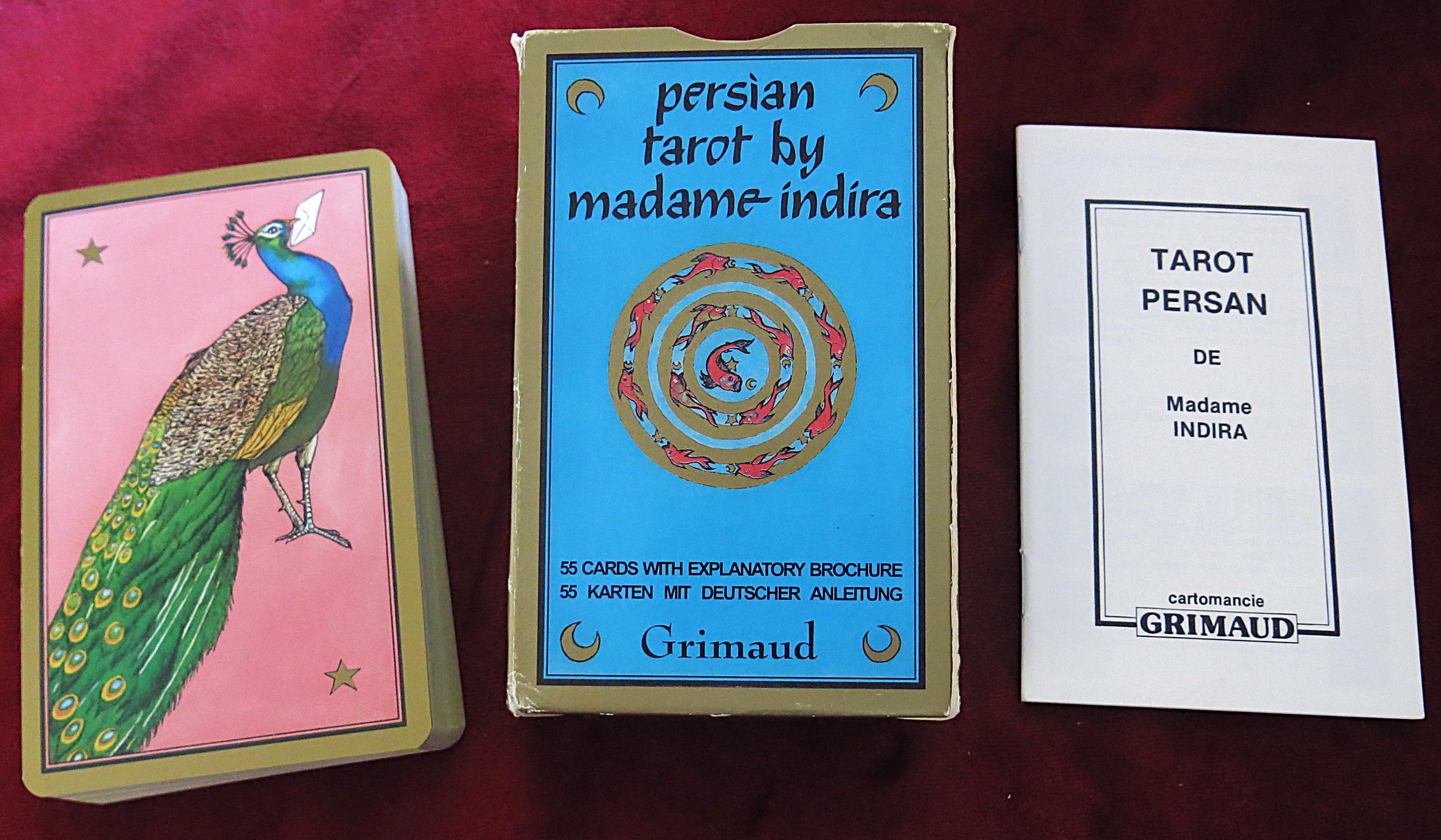 Persian Tarot 1981 by Madame Indira - Persian Cards - Rare Gypsy