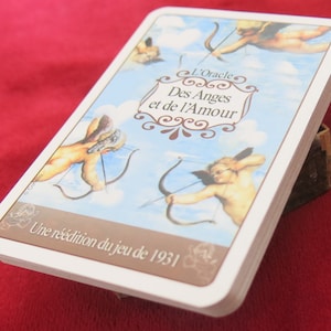 Oracle des anges de l'amour - Tarot de poche - Jeu d'Oracles des anges romantiques