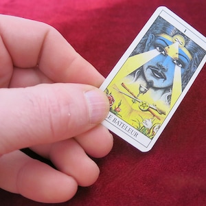 The Blue Cosmic Tarot 2005 - Pocket Vintage tarot - Mystique Tarot Card Deck