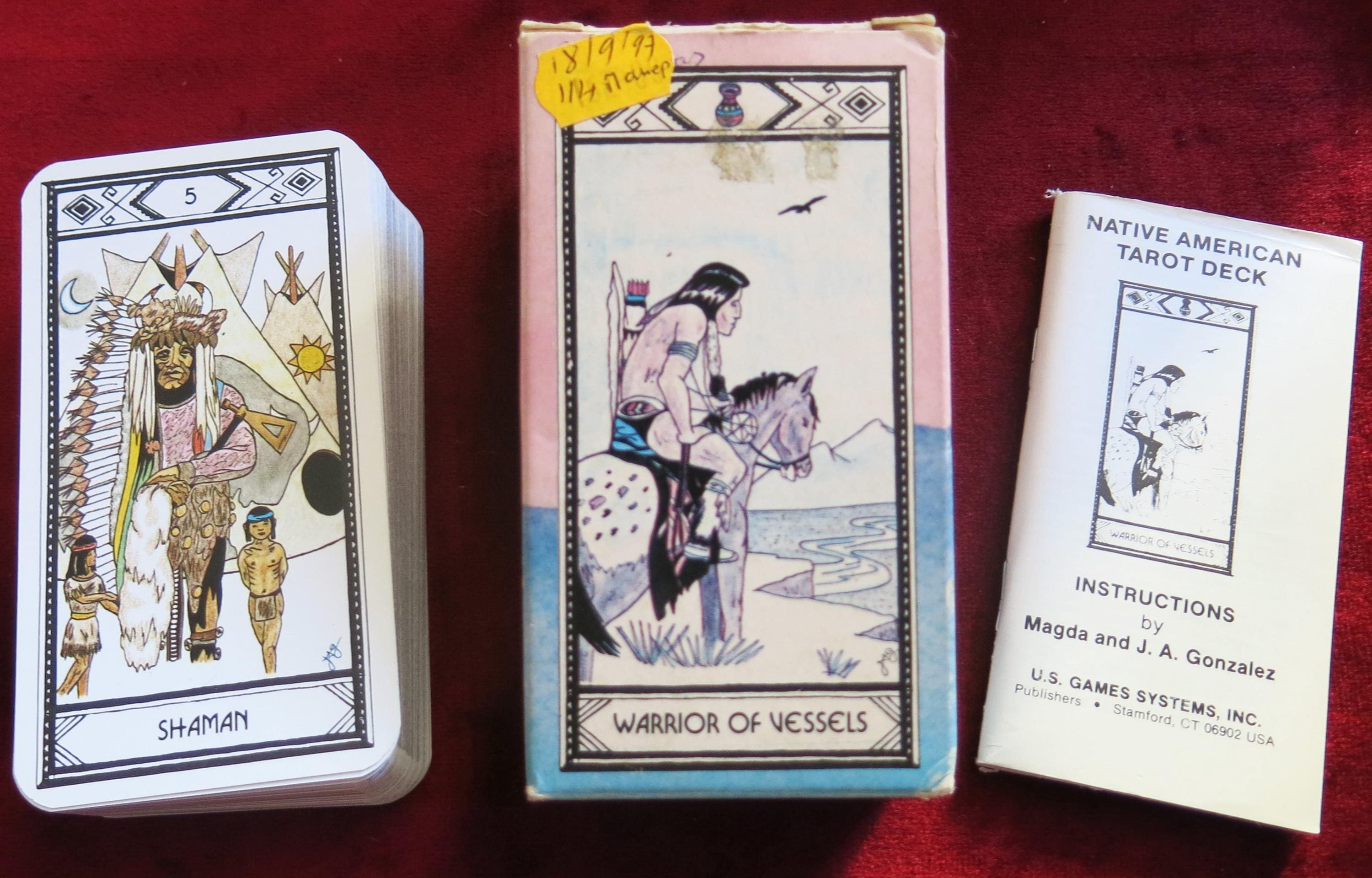 【超希少・正規品】The New American Tarot Deck Native American Tarot Deck – 1982 Original Edition – U.S. Games